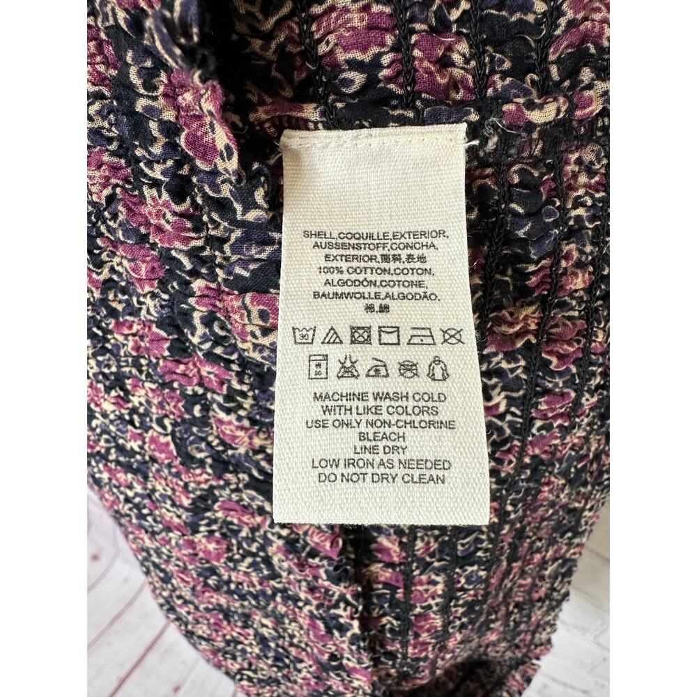 NEW Free People I'm Your Favorite Dress Plum Combo Floral Womens Medium NWT - Picture 11 of 11
